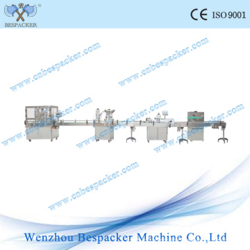 Automatic Glass Jar Capping Machine with Filling Labeling Packing Line